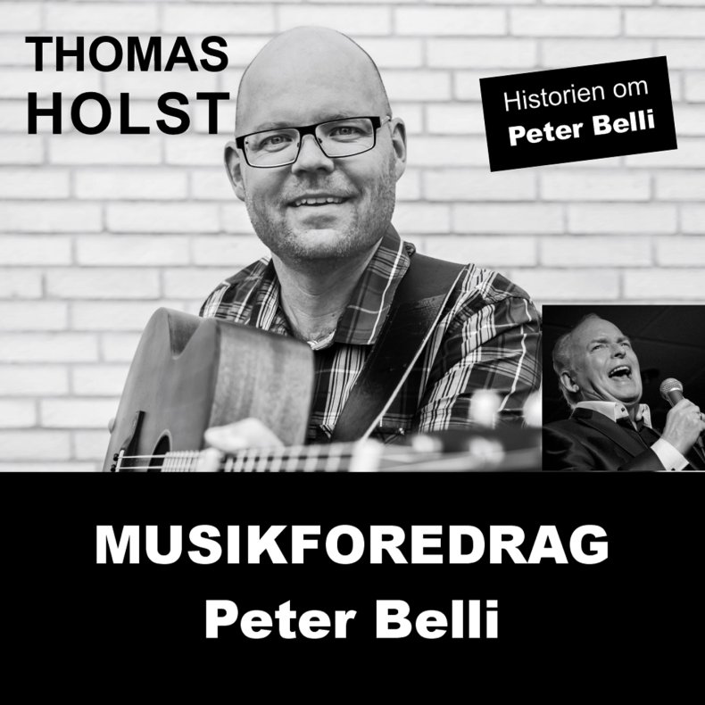 S�NDAGSSNITTER OG MUSIKFOREDRAG OM PETER BELLI 25/10 2026